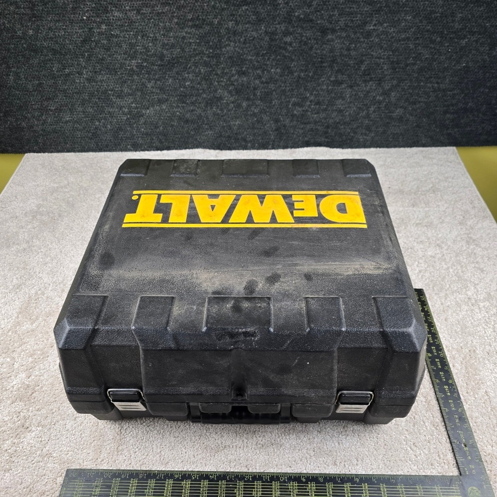 DEWALT DW007K-2 Hard Plastic Case EMPTY Large Black Plastic Replacement Storage